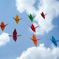 微信头像千纸鹤 把爱化成一只只千纸鹤