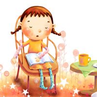 小孩卡通头像 快乐童年