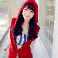 穿红色衣服非主流女生头像