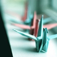 微信头像千纸鹤 把爱化成一只只千纸鹤