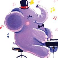 可爱小象头像卡通图片_长鼻子小象超可爱