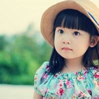 可爱的超萌混血女宝宝头像图片