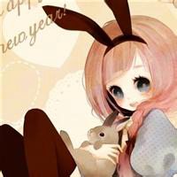 呆萌女生动漫微信头像