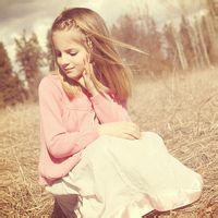 唯美意境欧美的可爱小女生图片头像