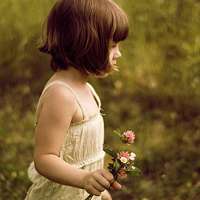 唯美意境欧美的可爱小女生图片头像