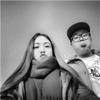 唯美伤感的个性黑白情侣微信头像图片