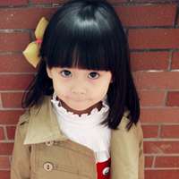 可爱的女孩你是我心头的蝴蝶结