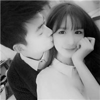 唯美伤感的个性黑白情侣微信头像图片