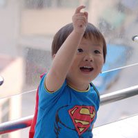 超萌好看的微信头像小孩超人