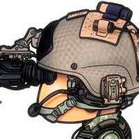 不同兵种风格的卡通军人头像图片