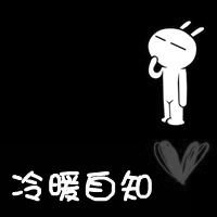 不同风格的黑底白字头像图片