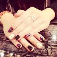 微信头像指甲唯美 绽放在指尖的美