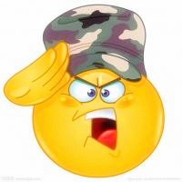 不同兵种风格的卡通军人头像图片