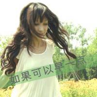 非主流伤感带字的头像女生 影子是时光的心