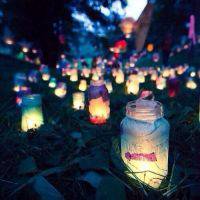 荧光瓶子头像 唯美发光的瓶子