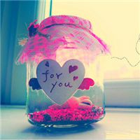 超甜蜜心形让头像充满浓浓的爱意