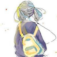 旧背影成伤_动漫背影头像女生