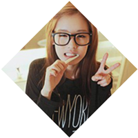 个性菱形女生头像图片