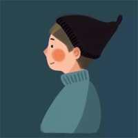 泛红脸颊的可爱漫画男女头像图片