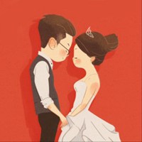 婚礼微信头像图片_好看高清婚礼头像图片