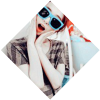 个性菱形女生头像图片