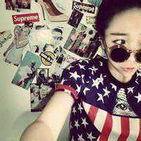 女生戴墨镜的拽头像