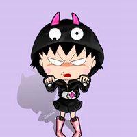 活泼好动的可爱的小丸子头像