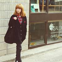 爱时尚的个性女生混搭微信头像图片