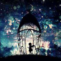 意境动漫头像 夜的寂静夜的美