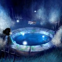 意境动漫头像 夜的寂静夜的美