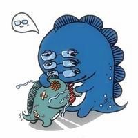 温暖可爱的小怪兽和凹凸曼头像