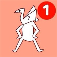 卡通微信头像右上角带有个红1