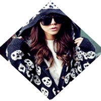 个性菱形女生头像图片