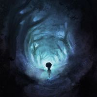 意境动漫头像 夜的寂静夜的美