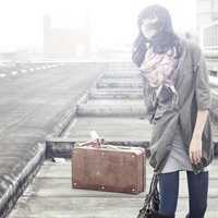 爱时尚的个性女生混搭微信头像图片