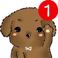 卡通微信头像右上角带有个红1