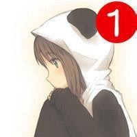 卡通微信头像右上角带有个红1