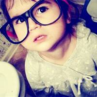 超级萌的戴眼镜可爱萌娃头像图片