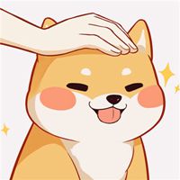 胖胖的超可爱大脸柴犬动漫头像图片