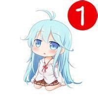 卡通微信头像右上角带有个红1