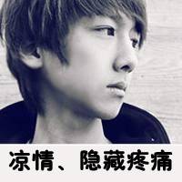 黑白色微信头像男生带字伤感