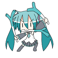 q版初音未来头像 梦幻卡通的可爱初音未来