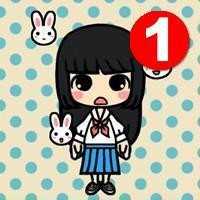 卡通微信头像右上角带有个红1