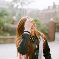 唯美小清新文艺范女生头像