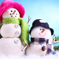 微信雪人头像 小雪人萌爆