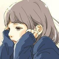 动漫女生哭泣头像