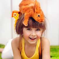 可爱欧美小萝莉头像图片