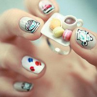 美甲微信头像图片大全 多彩的指甲