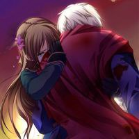 微信头像情侣动漫唯美 思恋缠绵携手共点红烛