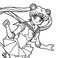 日本动漫美少女战士月野兔高清头像